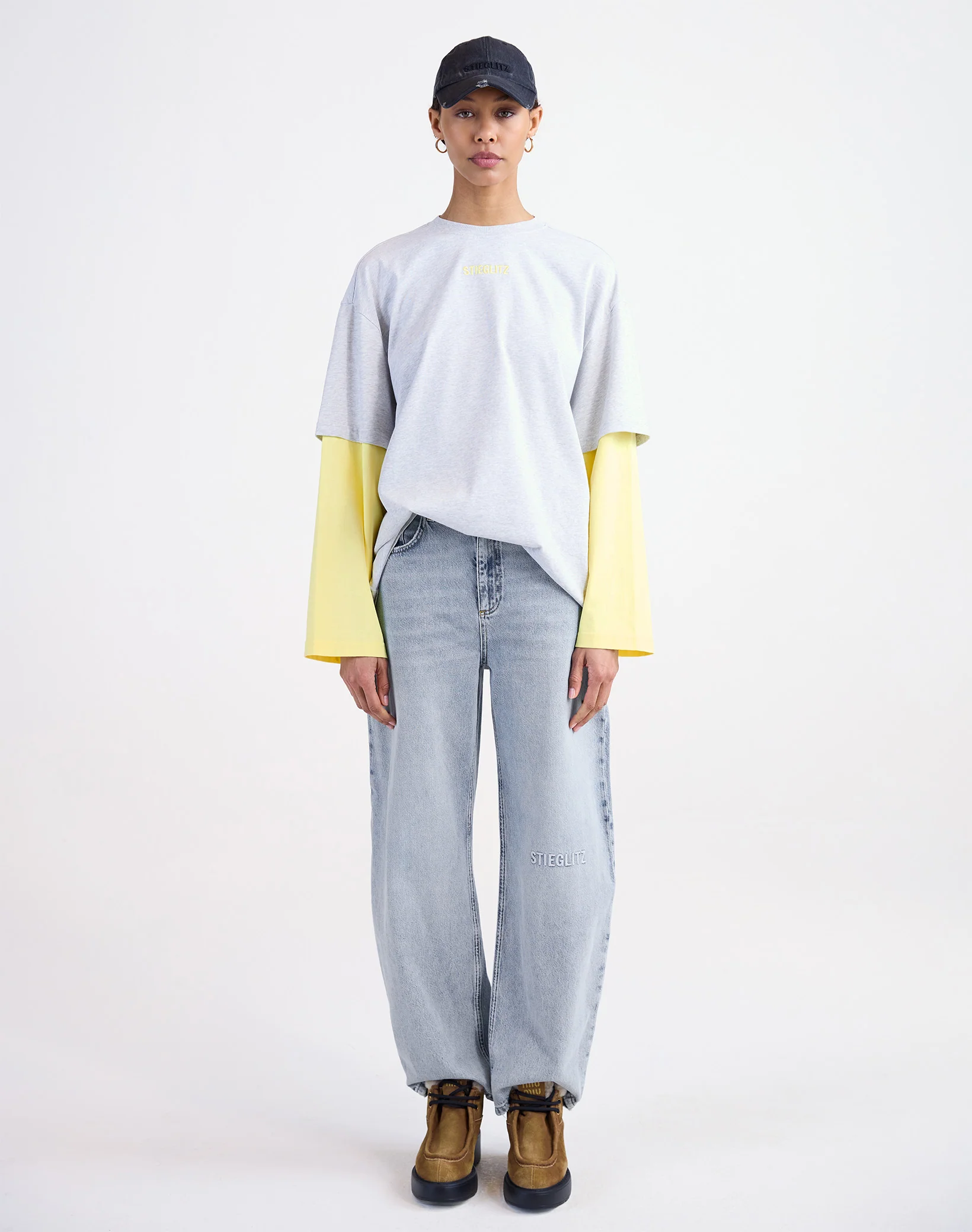 Stan Skate Double Longsleeve | Yellow - Image 4