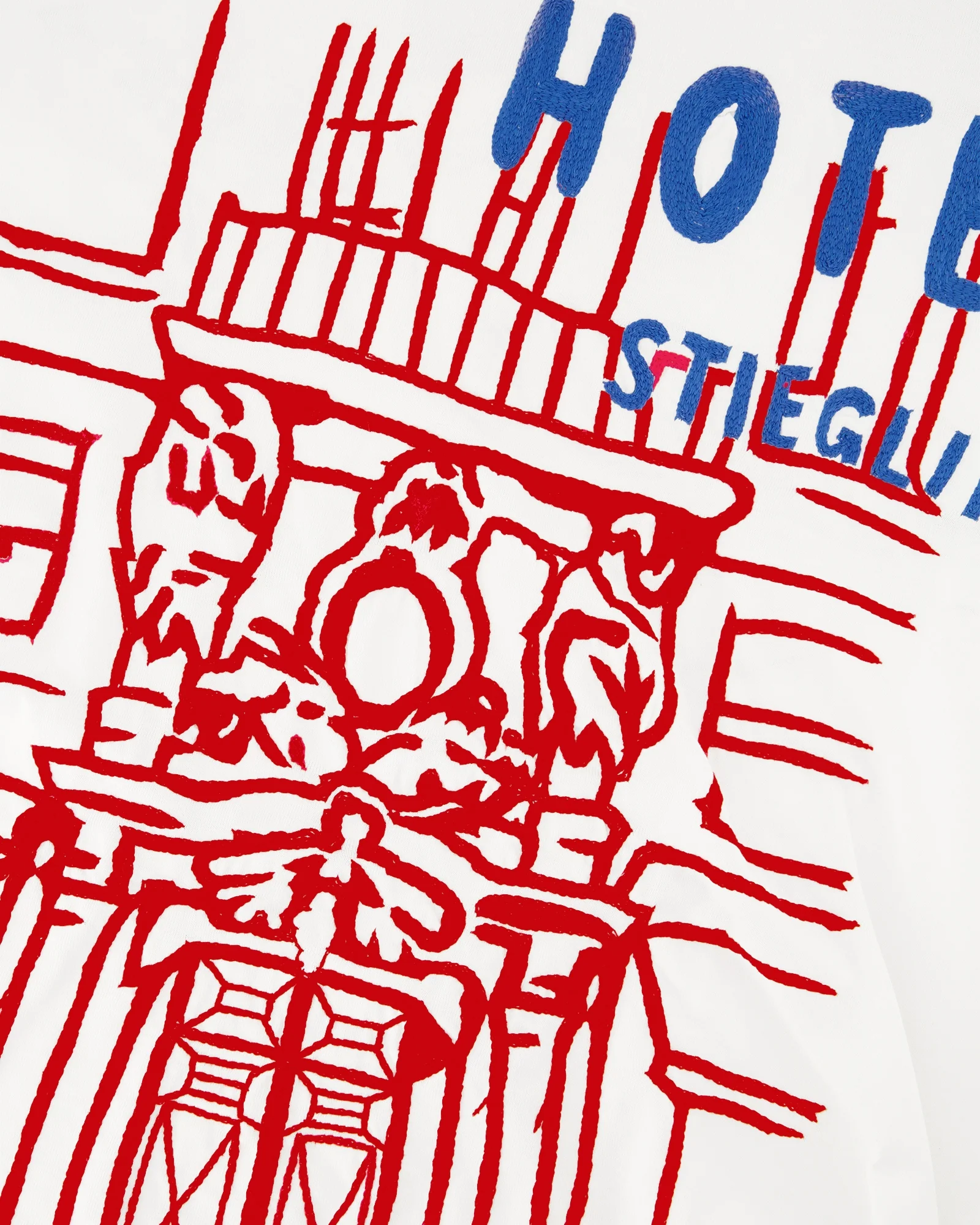 Stieglitz x Kilometre Hotel Stieglitz T-Shirt | White - Image 3