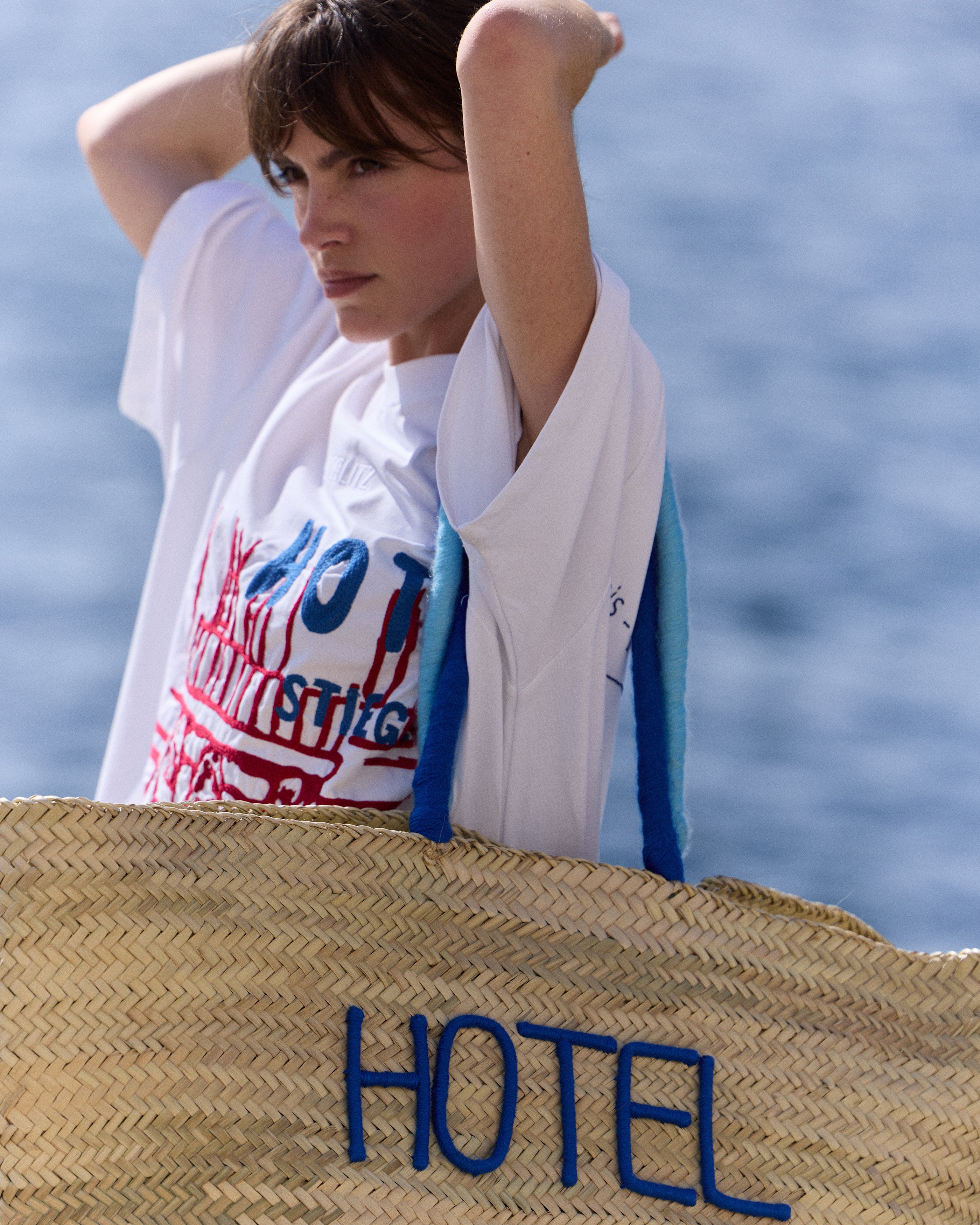 Stieglitz x Kilometre Hotel Stieglitz T-Shirt | White - Image 6