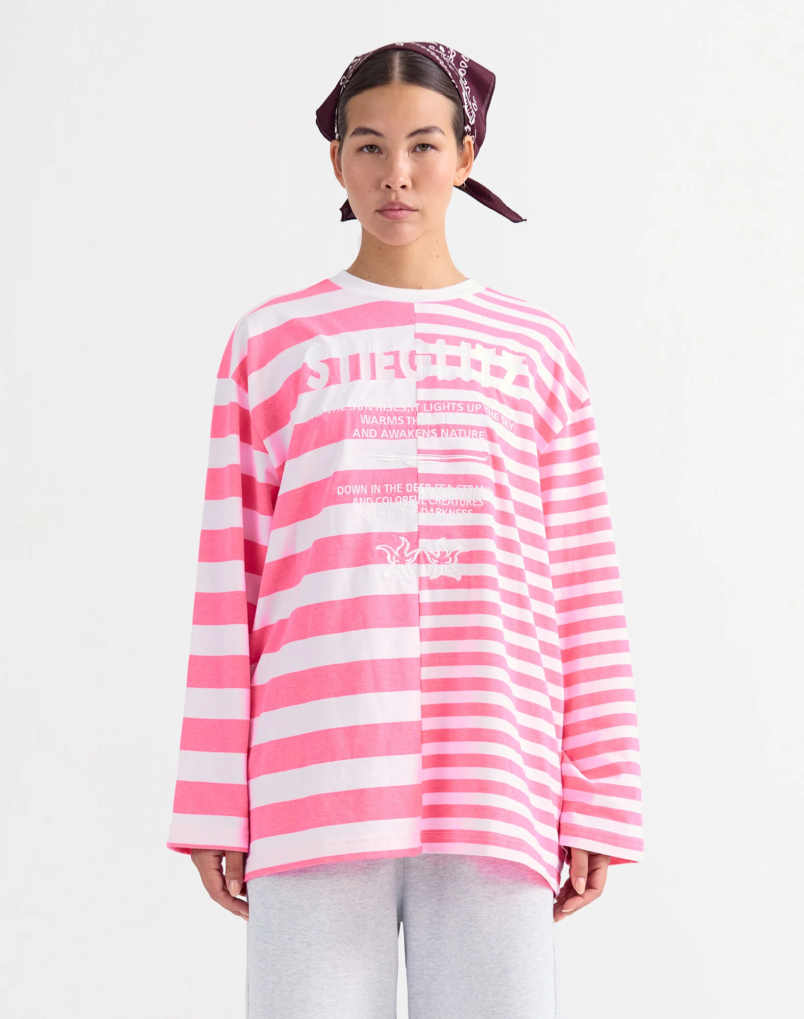 Tacito Wide Skate Longsleeve | Pink - Image 3