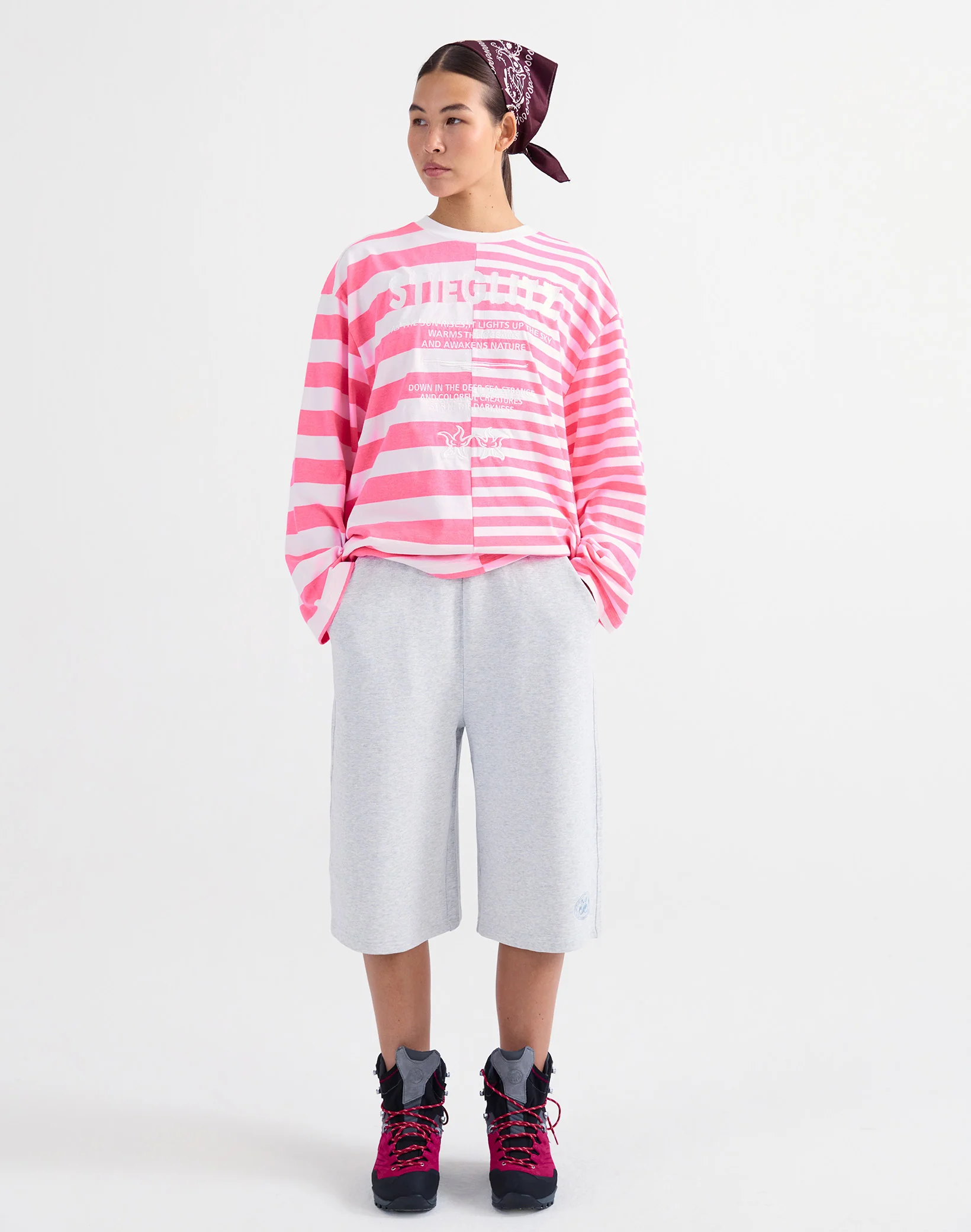 Tacito Wide Skate Longsleeve | Pink - Image 4