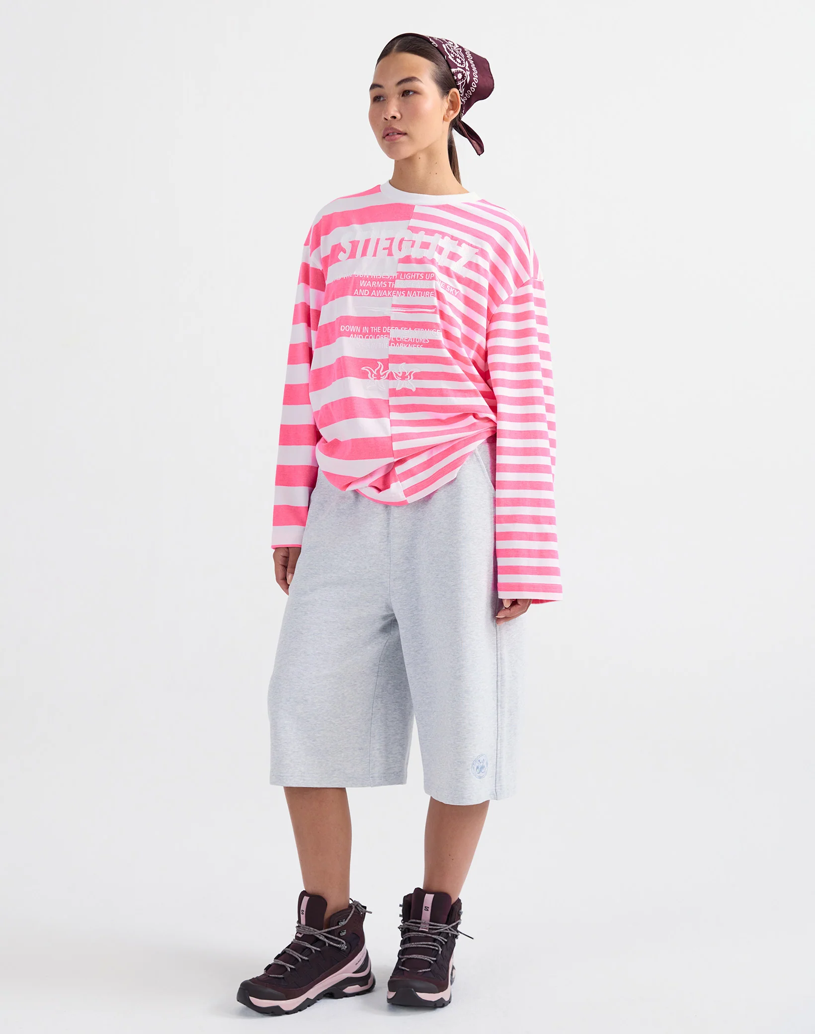 Tacito Wide Skate Longsleeve | Pink - Image 5