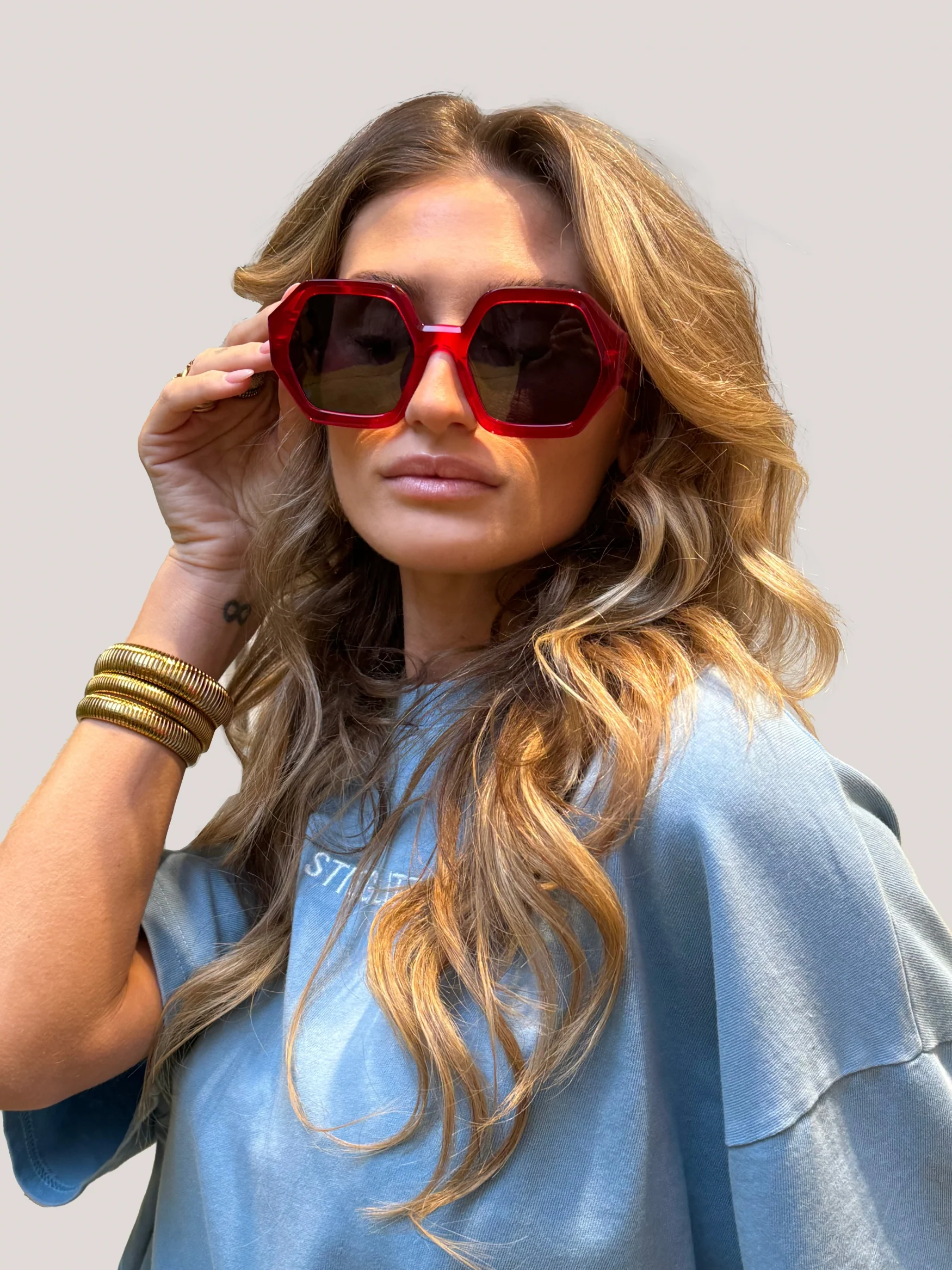 Ula Sunglasses | Red - Image 3