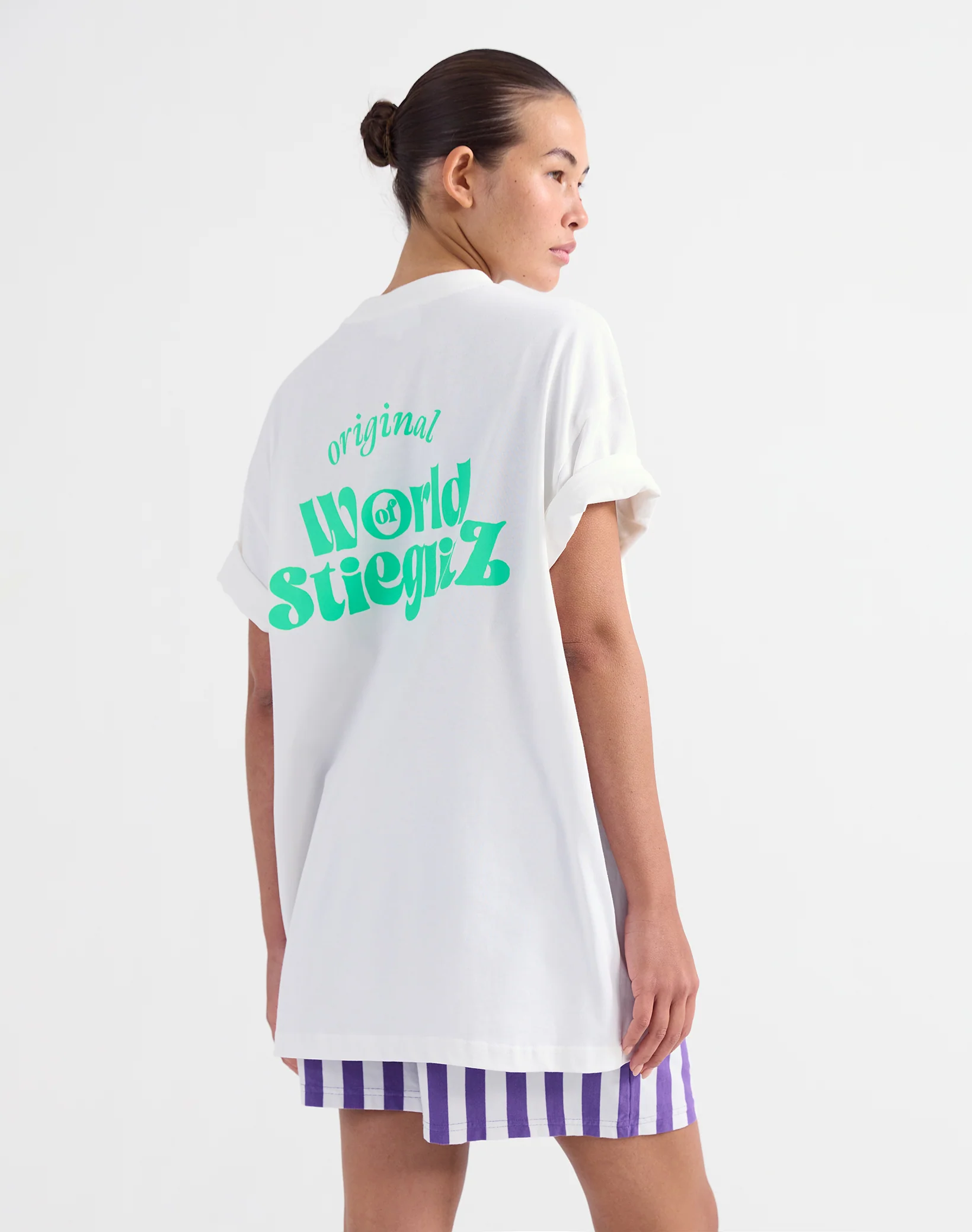 World Of Stieg Oversized T-shirt | Beige