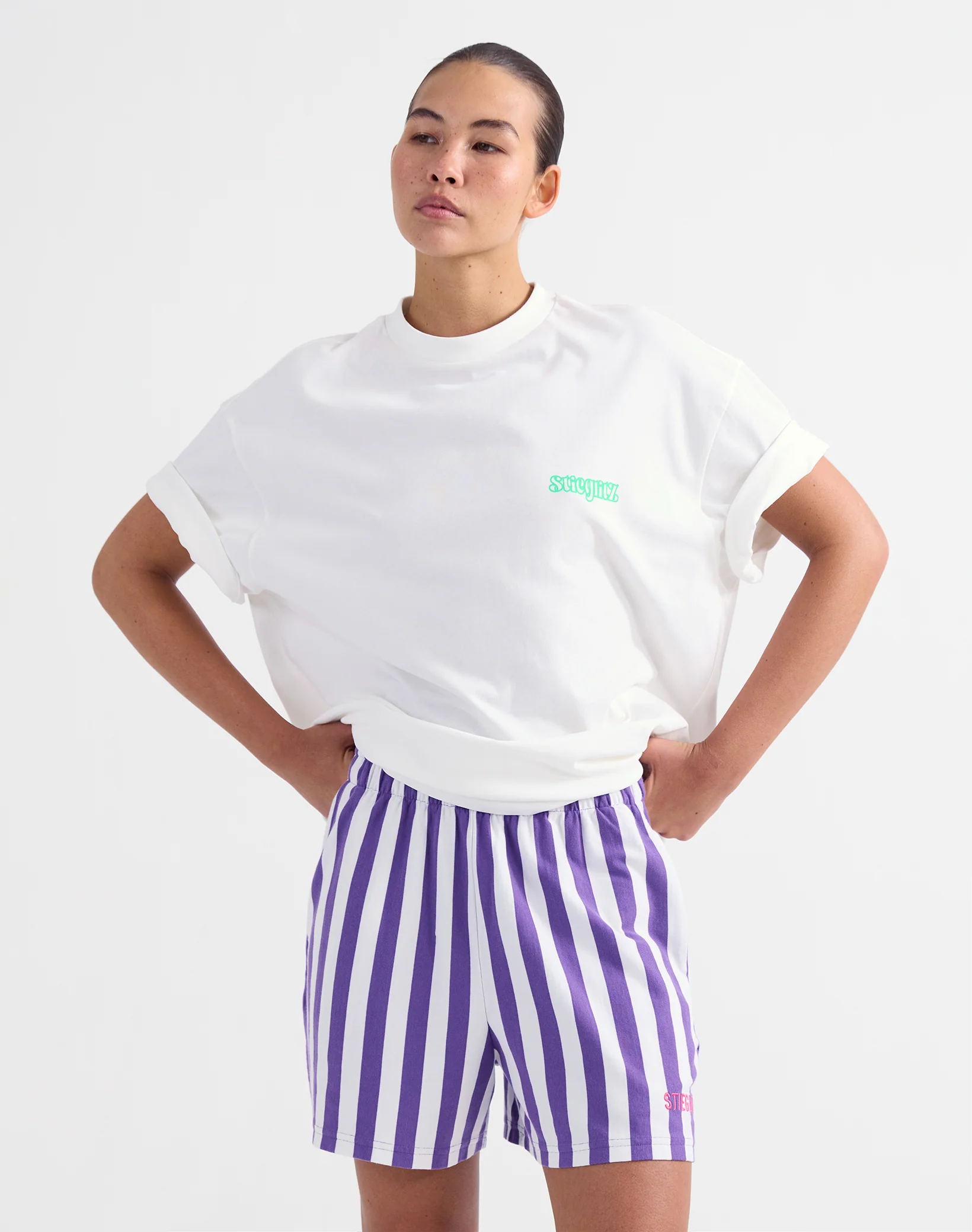 World Of Stieg Oversized T-shirt | Beige - Image 2