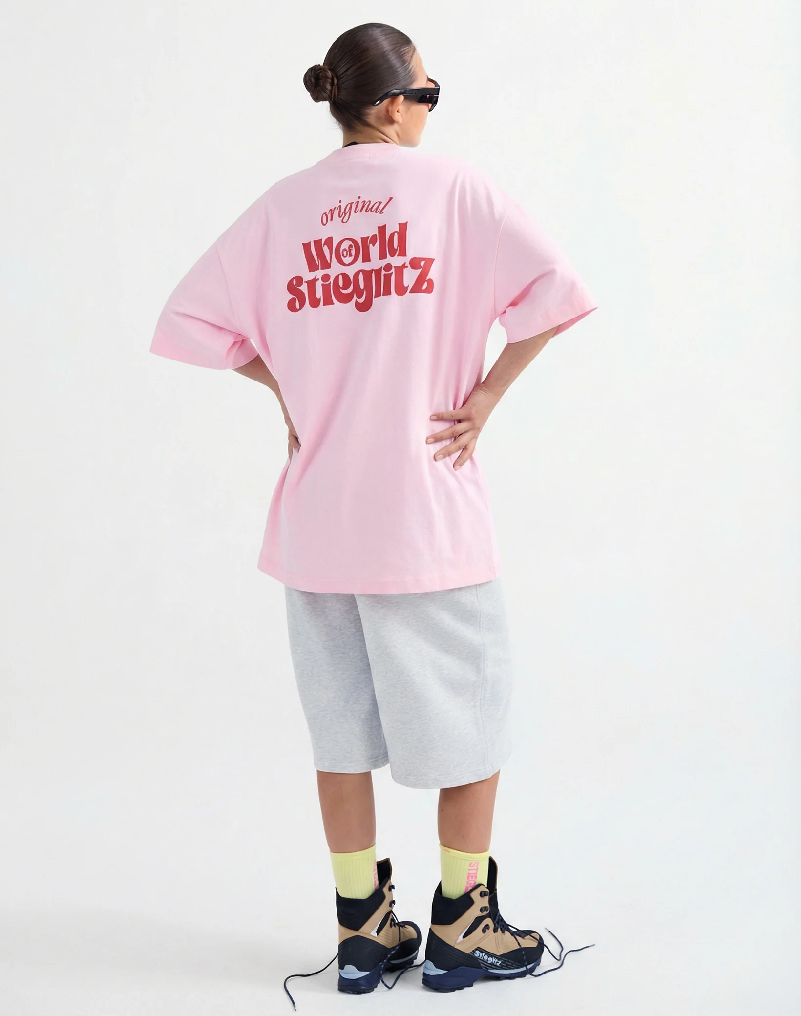 World Of Stieg Oversized T-shirt | Pink