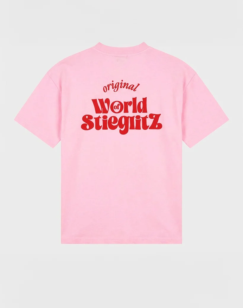 World Of Stieg Oversized T-shirt | Pink - Image 4