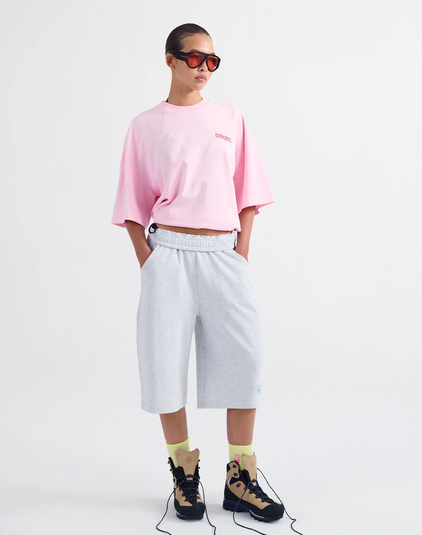 World Of Stieg Oversized T-shirt | Pink - Image 5