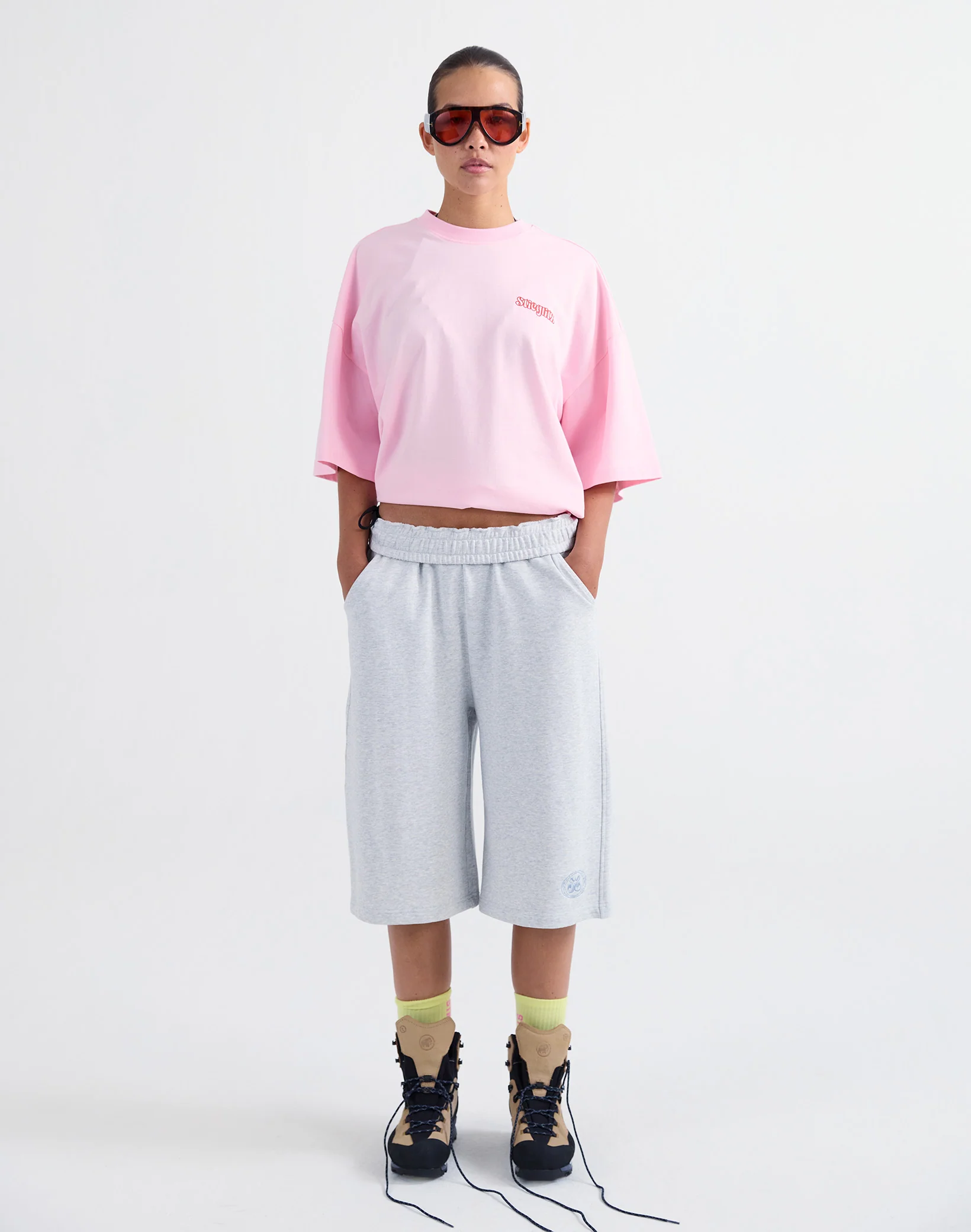 World Of Stieg Oversized T-shirt | Pink - Image 6